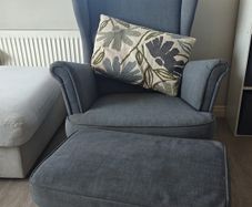 Strandmon Ikea Armchair And Footstool
