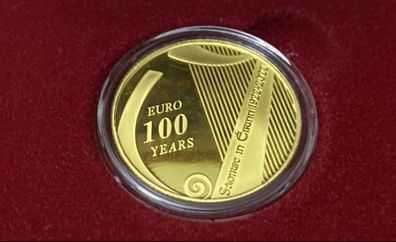 2022 100 euro GOLD PROOF IRISH COIN, 100th anniversary of the Treaty