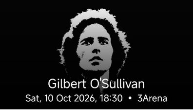 2 Gilbert O'Sullivan Tickets