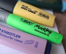 Selection of highlighter