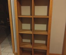 oak shelf unit