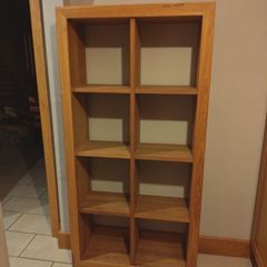 oak shelf unit