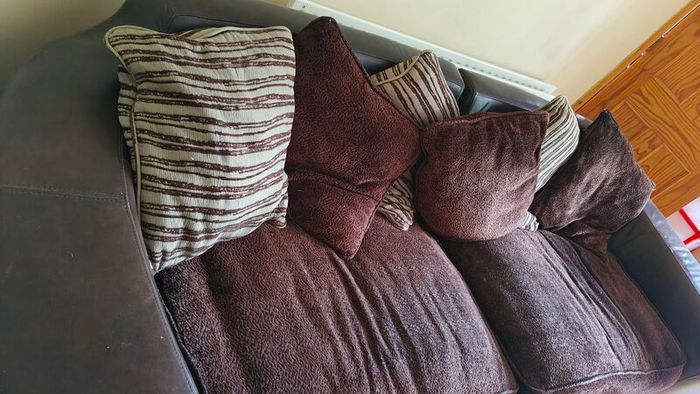 Large Sofa and Smaller Sofa pair