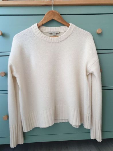 Allsaints Wool +cashmere Knitted Jumper Size Medium