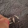vintage sterling silver fingertip ring Image 5