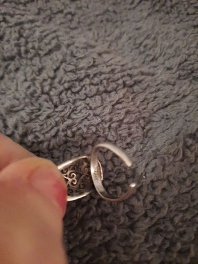 vintage sterling silver fingertip ring