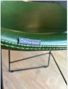 faux leather kitchen stools (4)
