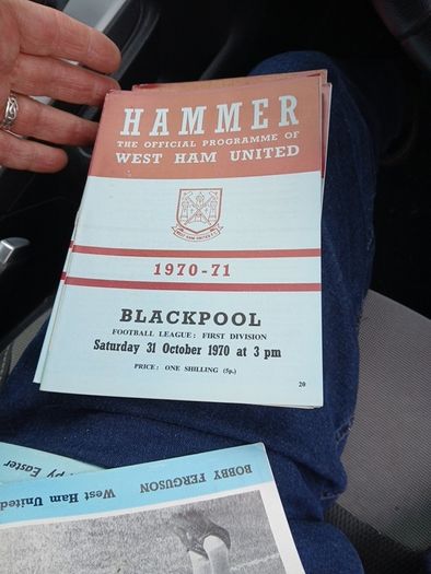 football programmes WEST HAM UTD Home 1969 to '72 25 in total