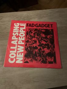 Fad Gadget - Collapsing New People 7" Vinyl 1983 MUTE 7 MUTE 30