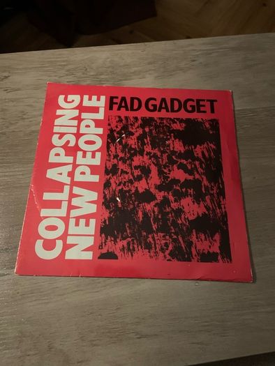 Fad Gadget - Collapsing New People 7" Vinyl 1983 MUTE 7 MUTE 30