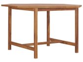 Garden Table 120x120x75 cm Solid Teak Wood