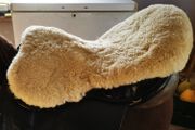 Saddle Sheepskin Seat Cover by Bartle