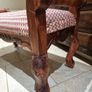 Beautiful Carved Wooden Bench Image 2
