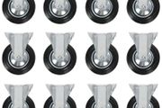 12 pcs Fixed Casters 160 mm