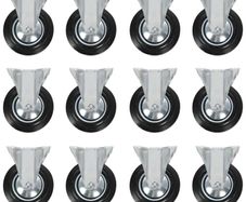 12 pcs Fixed Casters 160 mm