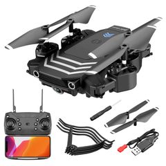 New Mini Drone 1080P HD Camera WiFi Air Pressure Altitude Hold Black And Gray Foldable Quadcopter RC Dron Toy