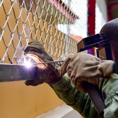 Welding mild/stainless steel frames, garden gates