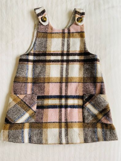 Cute checkered pinafore
