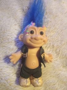 Punk rocker russ troll doll