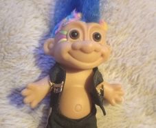 Punk rocker russ troll doll