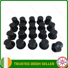 20 x New Black Nuts + Washer- Ford - Fiesta, Focus, Mondeo (UB20) Delivery