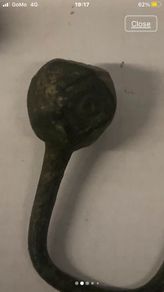 bronze robe pins