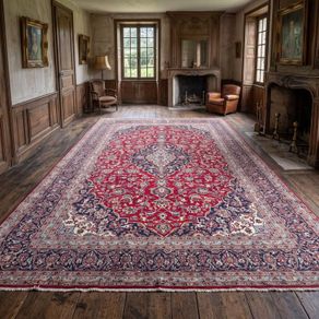 This is a large kashan carpet