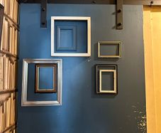 Barn door sliding hinges