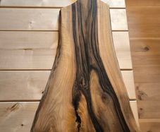 82cm One-of-a-Kind European Walnut Charcuterie Board - Solid Single Piece, Live Edge, No Glue
