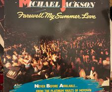 Michael Jackson.  Farewell my summer love. Original 1984 release with bonus color posted included in vg condition