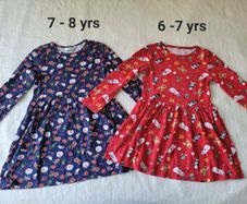 Girls Christmas Dresses, size: 6-7 years