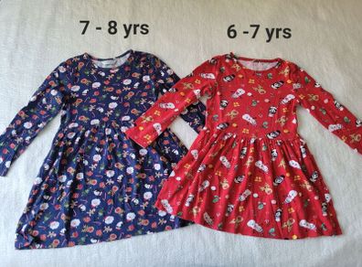 Girls Christmas Dresses, size: 6-7 years