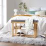 Bamboo Shoe Rack with 2 Shelves- Free Delivery Nationwide Image 5