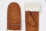 River island faux fur gloves