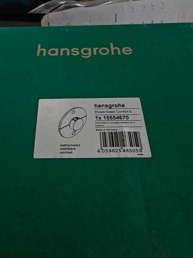 Hansgrohe Round Select S 2 Outlet Thermostatic Valve