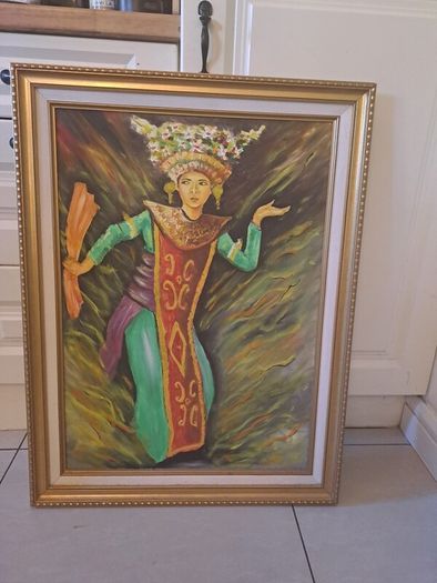 Painting with frame
