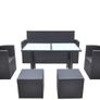 _Garden Furniture Set 18 Pieces Poly Rattan Dining furniture Set Garden Furniture Set Image 4