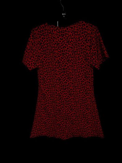 Red Animal Print Dress
