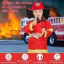 Role Play Halloween Costumes, Fireman Costume with Firefighter Outfit Toys Accessories for Children (FREE SHIPPING) Image 2