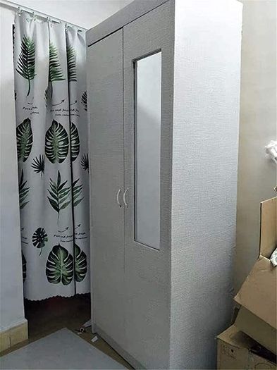 40cmx300cm Faux Grasscloth Peel Stick Wallpaper Fabric Self-Adhesive Wallpaper Stickers Door Sticker Counter Top Grey Liners Wallpaper MULTIPLE SIZES AVAILABLE (FREE SHIPPING)