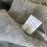 Italian Designer Linen Top with Button Back Image 4