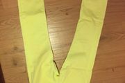 Karl Lagerfeld neon yellow jeans