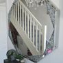 Mirror Silver Crystal Effect LED Mirror Image 2