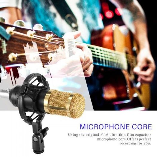08711 Condenser Microphone Live Studio Sound Recording Mount Boom Stands Kit