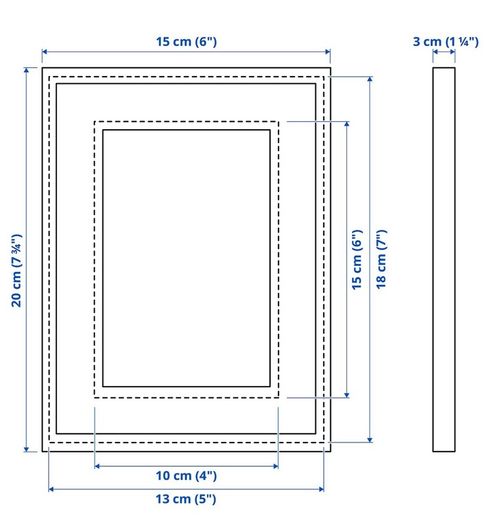 Set Of Ikea Rodalm Frames  X 4 Red