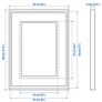 Set Of Ikea Rodalm Frames  X 4 Red Image 3