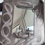 Mirror, Decorative Metal Frame Image 3