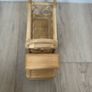 Small Rattan and Wooden Truck with working wheels Image 5