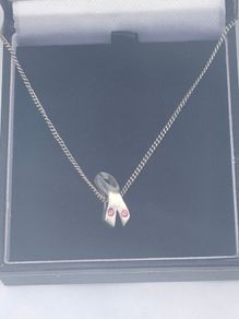 Vintage 925 silver pendant set
