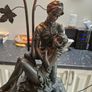 Beautiful lamp on pedestal Image 2